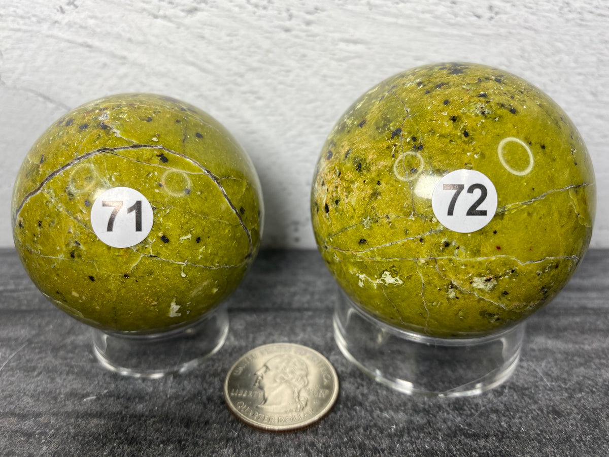 Green Opal Sphere (Natural Crystal)