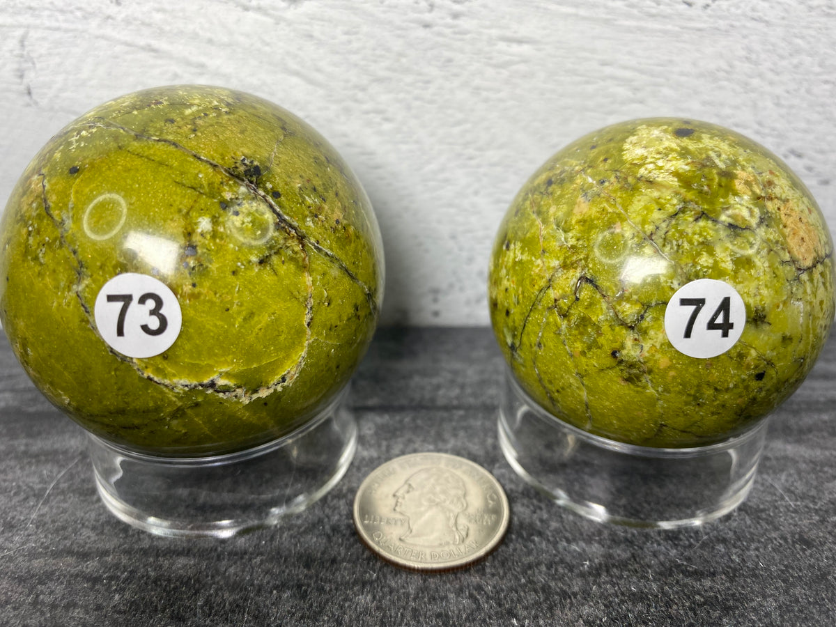 Green Opal Sphere (Natural Crystal)